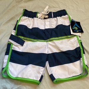 Kanu Boys Swim Trunks size M5/6 NWT